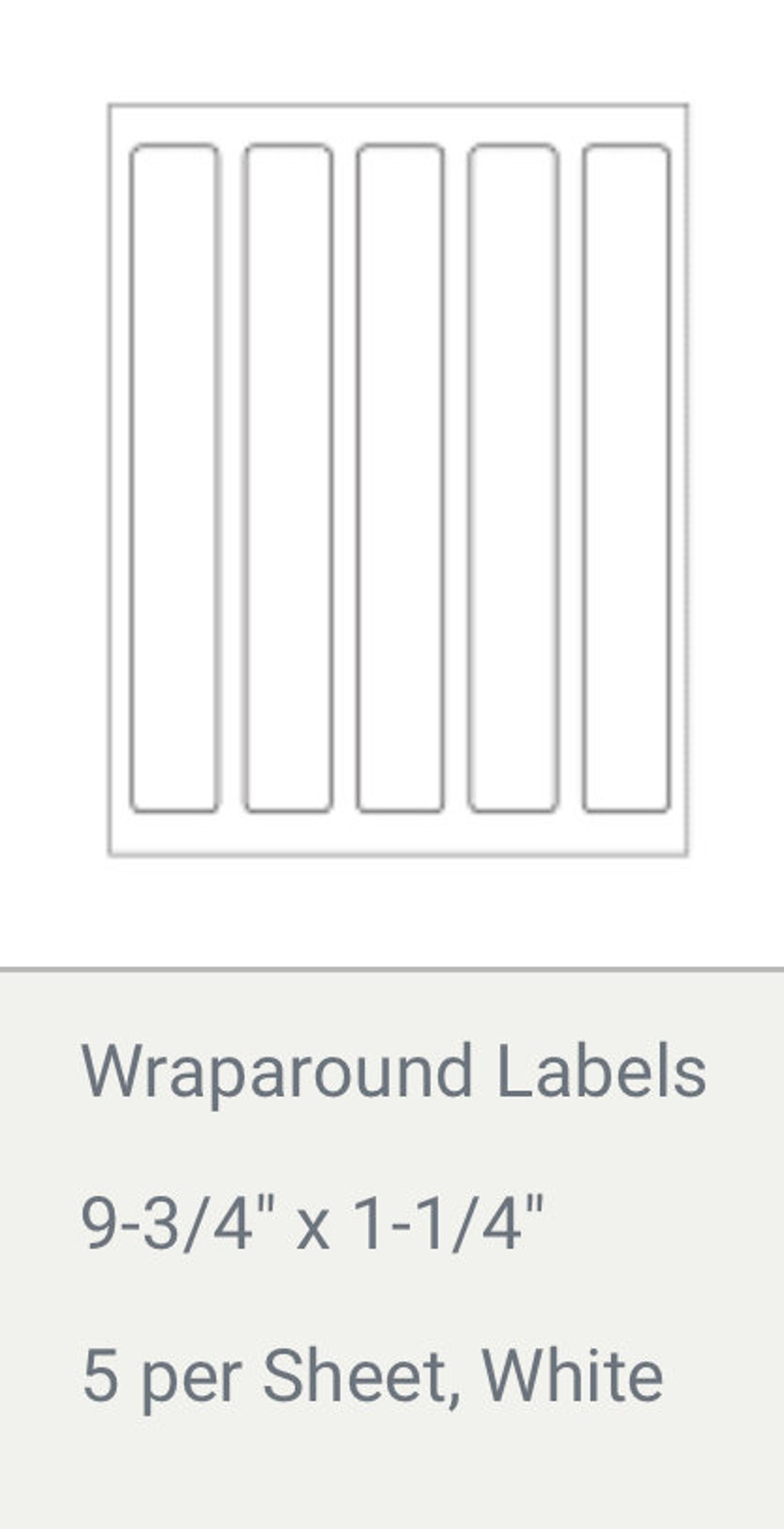 customizable-wrap-around-labels-sheet-of-five-etsy