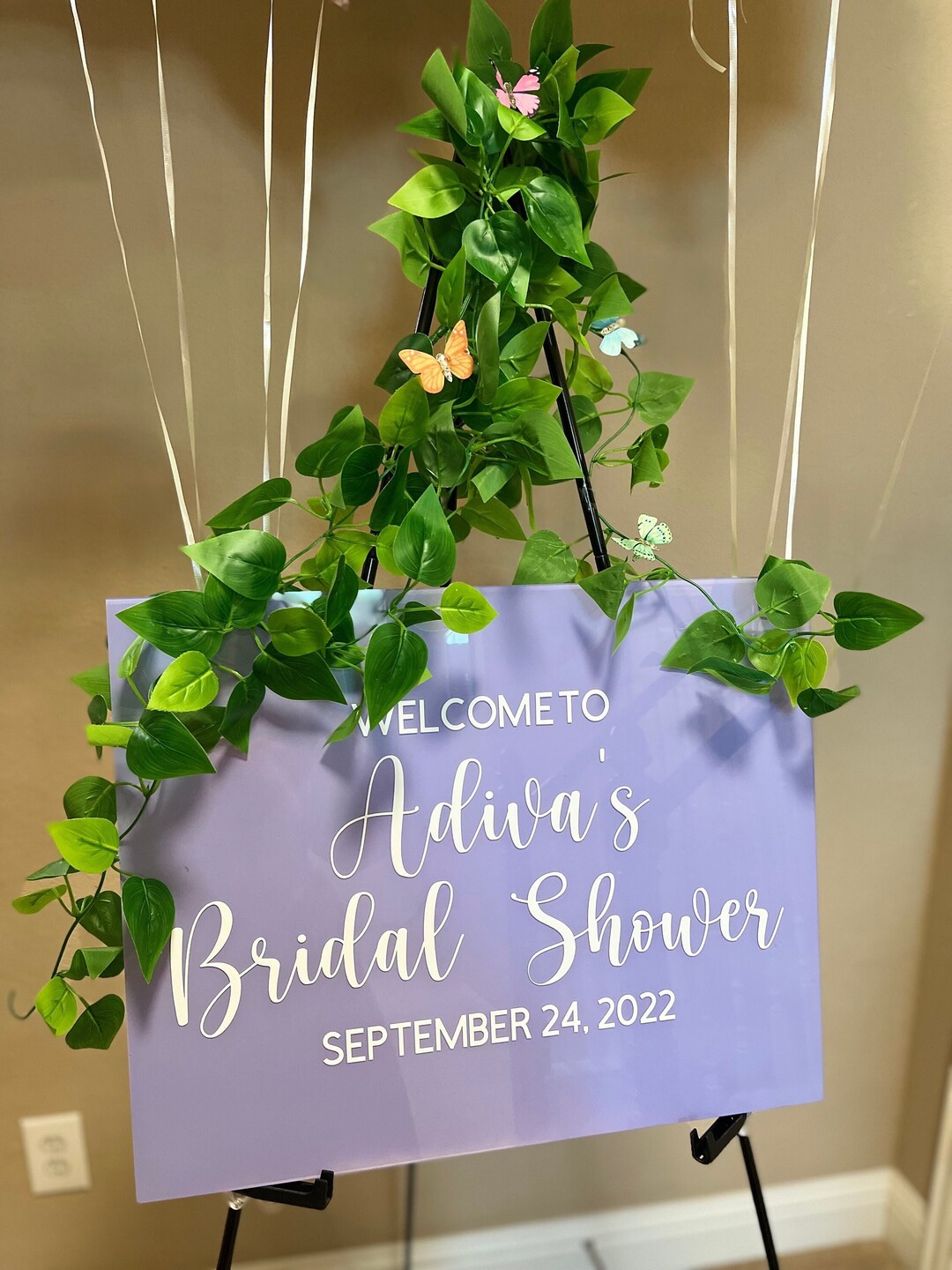 Bridal Shower Acrylic Sign Bridal Shower Sign Bridal Shower