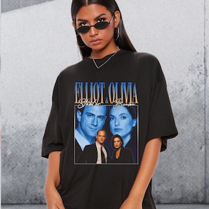Limited Olivia Benson T Shirt, Law And Order SVU Homage Retro 90&#39;s Vintage T Shirt, Elliot and Olivia, Law And Order Series Fans Gift