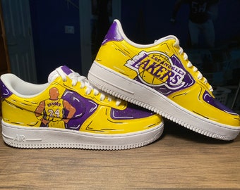 custom lakers af1