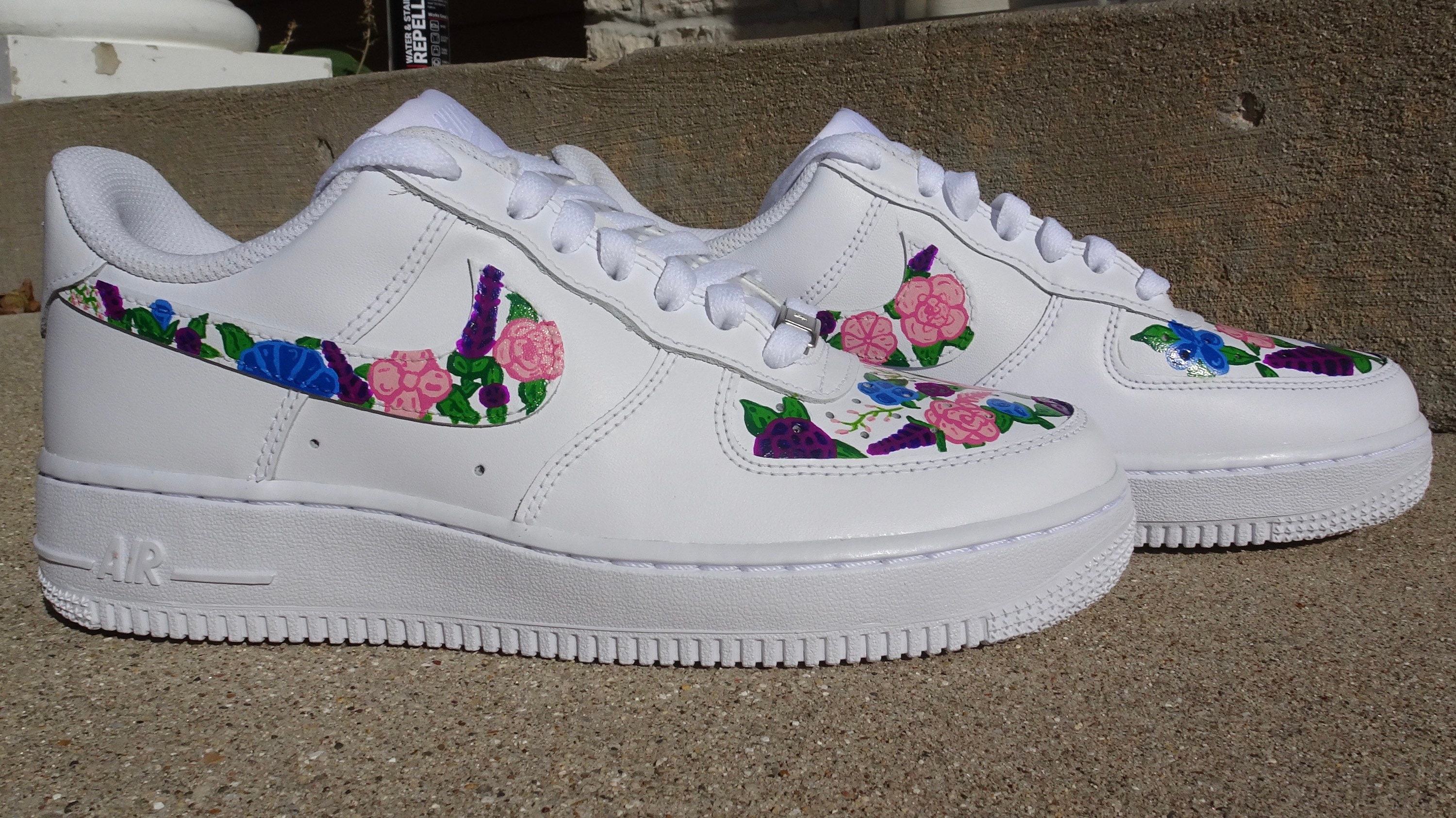 custom air force 1 floral