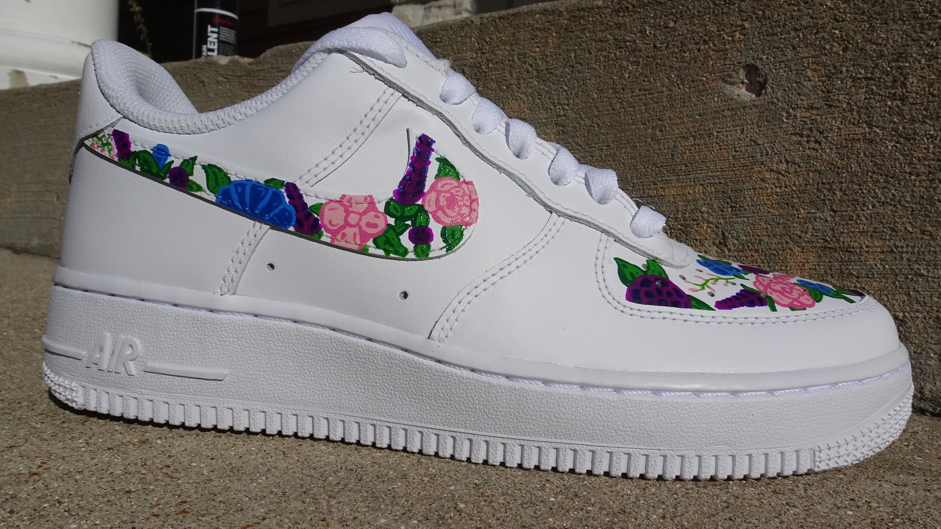 custom air force 1 floral