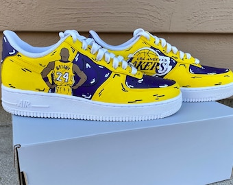 custom lakers af1