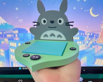 Totoro Sticky Note Holder for Desk - 3D Printed Desk Organizer (Pre-Order Only)