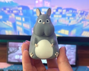 Boh Mouse Desk Buddy, Ghibli-Inspired 3D Printed Figurine