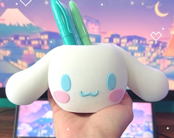 Cinnamoroll Pen Holder for Desk - 3D Printed Anime Desk Organizer (Pre-Order Only)