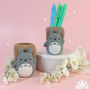 Totoro Pen Holder + 3d Printed Model + Desk Accessory + Desk Buddy + Studio Ghibli