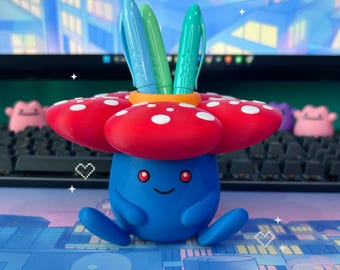 Floral Friend Pen Holder + 3D Printed Desk Organizer + Kawaii Gift (Pre-Order Only)