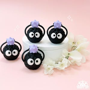 Ruß Sprite Desk Buddy + Purple Candy + 3D gedrucktes Modell + Studio Ghibli