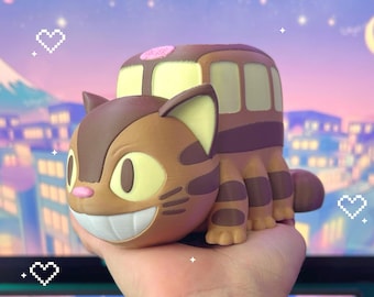 Catbus Pen Holder for Desk - 3D Printed Anime Desk Organizer (Pre-Order Only)