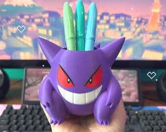 Ghost-Inspired Pen Holder for Desk - 3D Printed Anime Desk Organizer (Pre-Order Only)