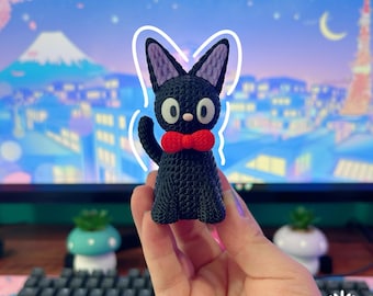 Jiji Desk Buddy, Kiki’s Delivery Service, 3d Printed Studio Ghibli Desk Decor