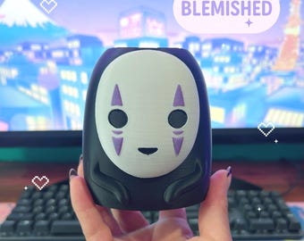 Blemished Kaonashi Pen Holder for Desk - 3D Printed Anime Desk Organizer (Pre-Order Only)