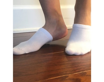 Half Socks, 3 Pair Pack Socks Summer Socks, White Cotton Socks, No Show Sock, Flip Flop Socks, Women's Socks, Seamless Toe No Show Socks