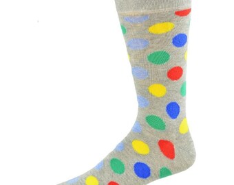 Willbegood99 Cat Polkadot Orange Mens Fun Dress Socks Colorful Pattened Novelty Mid-Calf Crew Socks Premium Cotton Vibrant Art Socks Willbegood99 Cat Polkadot Orange Mens Fun Dress Socks Colorful Pattened Novelty Mid-Calf Crew Socks Premium Cotton Vibrant Art Socks