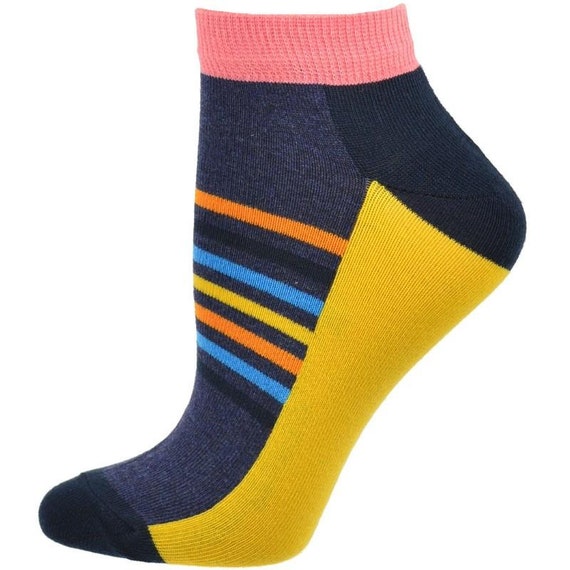 Fashion Polka Dot Ankle Cotton 2 Pair Pack Socks W3508