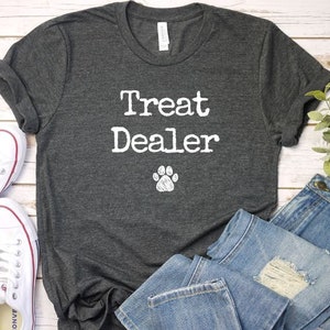 Treat Dealer- Dog Shirts for Men, Custom pet shirt, Dog Dad Shirt, Gift for Him, Dog Dad tshirt, Golden Doodle, Dog Shirt, Dog Dad Gift