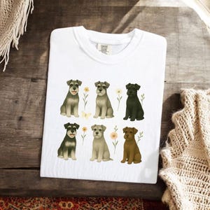 Miniature Schnauzer Mom Shirt • Schnauzer Dog Lover Gift • Schnauzer Mama Tee • Dog Mom Graphic T-Shirt • Schnauzer Owner Apparel