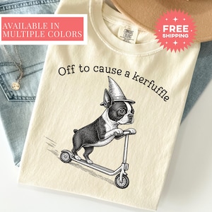 Funny Boston Terrier Shirt, Boston Terrier Mom Gift, Boston Terrier Dad Tee, Cute Dog Lover Shirt, Boston Terrier Owner Gift