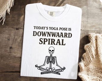 Funny Yoga Tee | Namaste Shirt | Yoga Gift for Women & Men | Comfort Colors® Funny Yoga Shirt | Mindfulness Workout T-Shirt