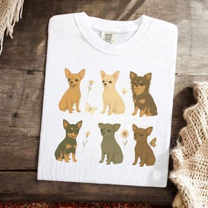 Chihuahua Mom Shirt – Cute Dog Mom Tee for Women – Funny Chihuahua Lover Gift – Chi Mama Shirt – Small Dog Owner Apparel