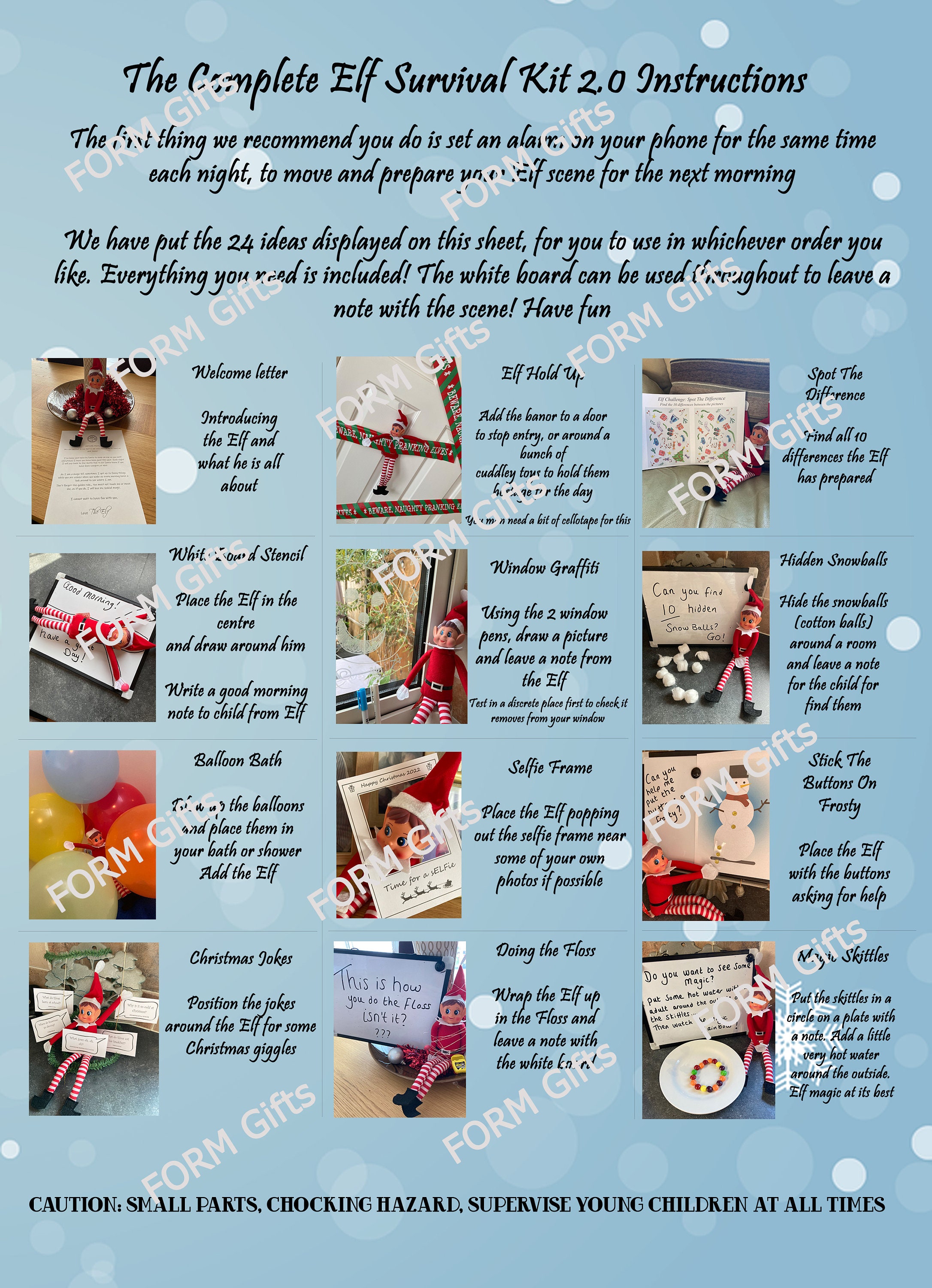 Elf Kit - 24 Days of Christmas Elf Props & Activities, the Complete Elf ...