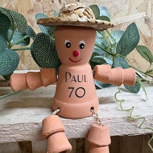 Milestone Birthday Gift Men Garden Decor gift idea dad unique plant grandad keepsake 30, 40, 50, 60, 70, 80, 90, 100 image 2