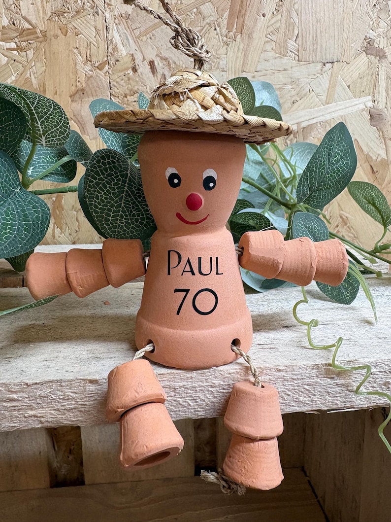Milestone Birthday Gift Men Garden Decor gift idea dad unique plant grandad keepsake 30, 40, 50, 60, 70, 80, 90, 100 image 2