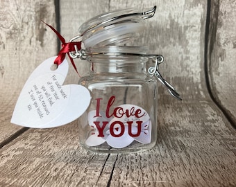 52 Reasons I Love You Jar, Weekly love you note, Valentines Gift for him, Valentines gift for her, Valentines gift for boyfriend, love gift