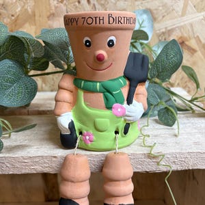 Milestone Birthday Gift Men Garden Decor gift idea dad unique plant grandad keepsake 30, 40, 50, 60, 70, 80, 90, 100 image 11