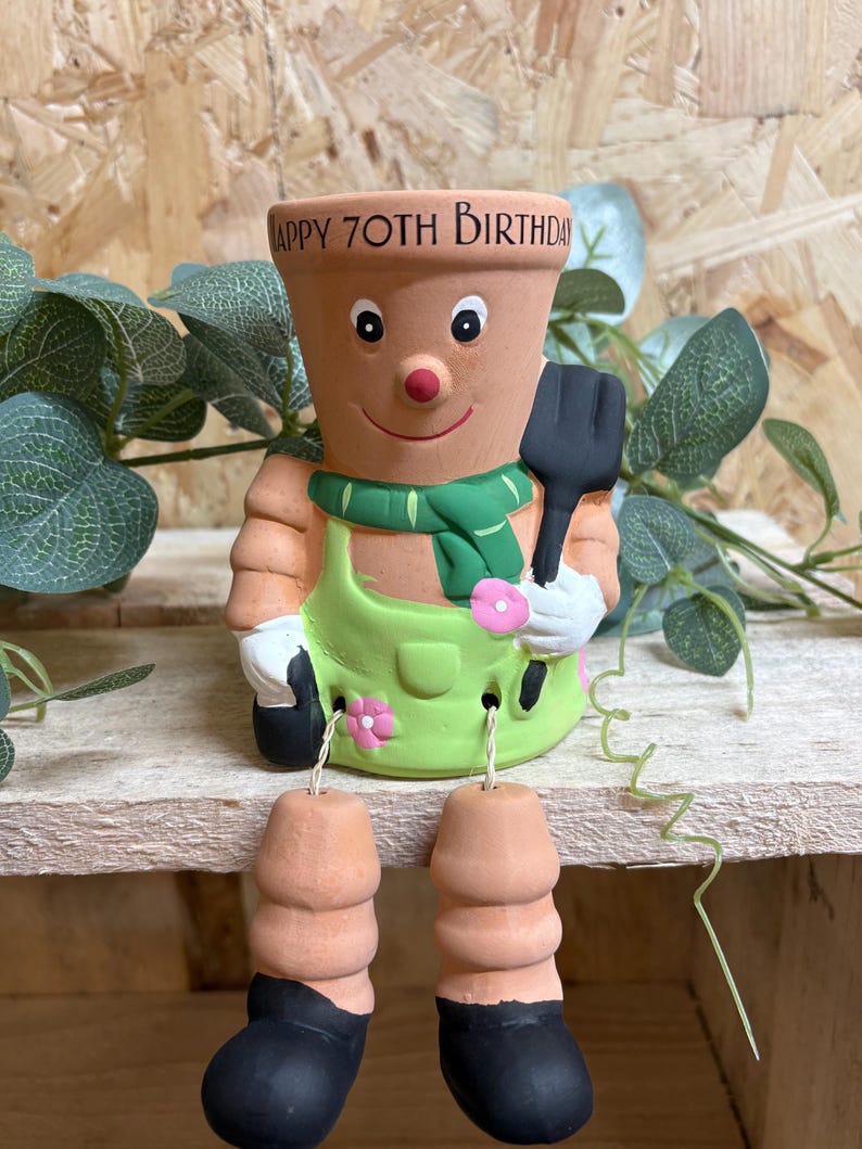 Milestone Birthday Gift Men Garden Decor gift idea dad unique plant grandad keepsake 30, 40, 50, 60, 70, 80, 90, 100 image 11