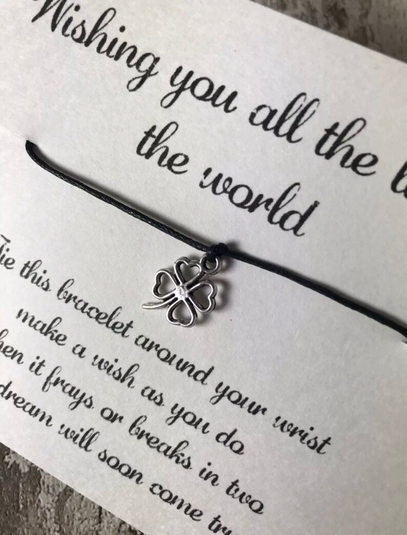 Good Luck Bracelet Lucky Charm Bracelet New Job Gift 2 Etsy