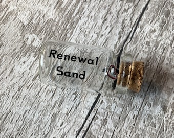 Renewal Keepsake, Renew vows Gift, Small Sand Bottle, renewal gift, Beach renewal Momento, little wedding gift, remarried, beach ceremony