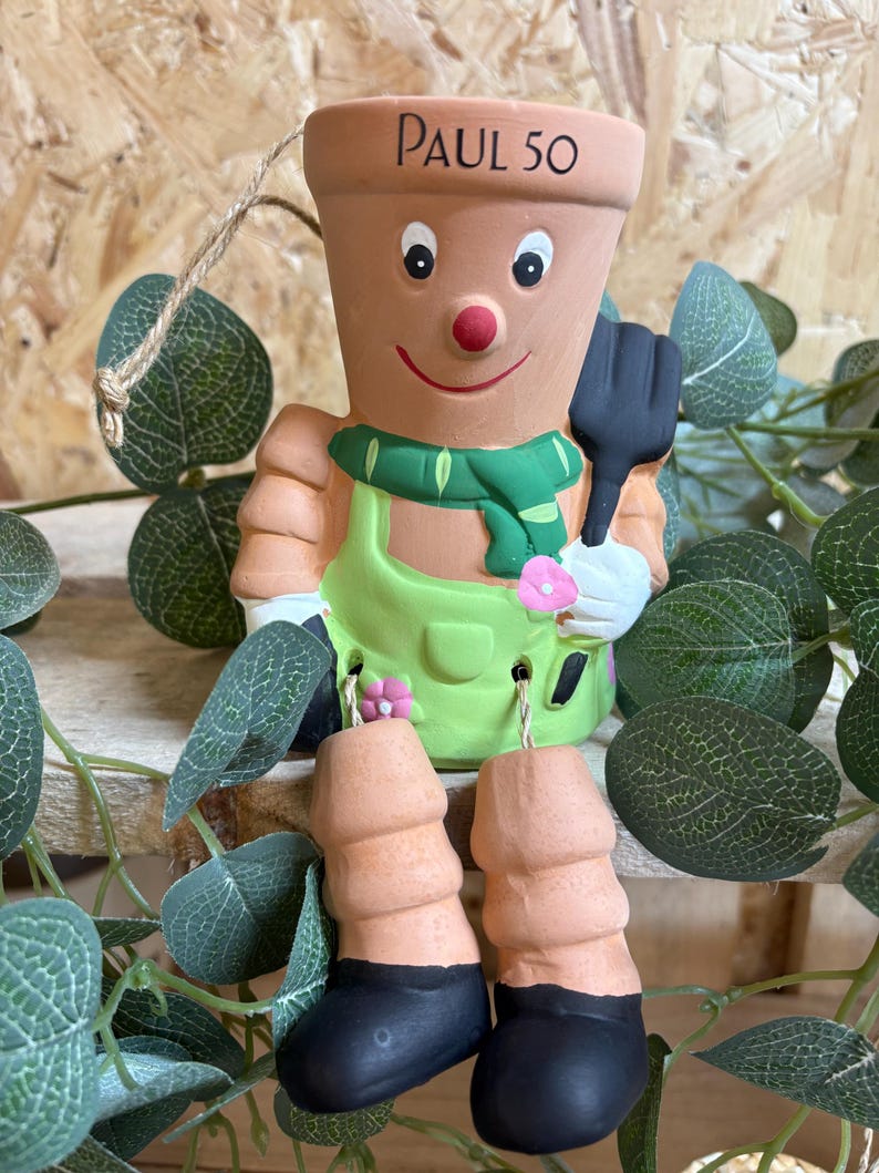 Milestone Birthday Gift Men Garden Decor gift idea dad unique plant grandad keepsake 30, 40, 50, 60, 70, 80, 90, 100 image 8