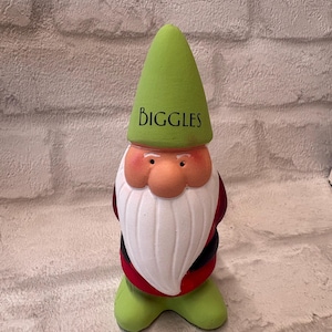 Personalised Garden Gnome: Cheeky Weather Forecast Gift, funny garden gift idea, dad Christmas gift, grandad gift idea, name on a gnome afbeelding 14