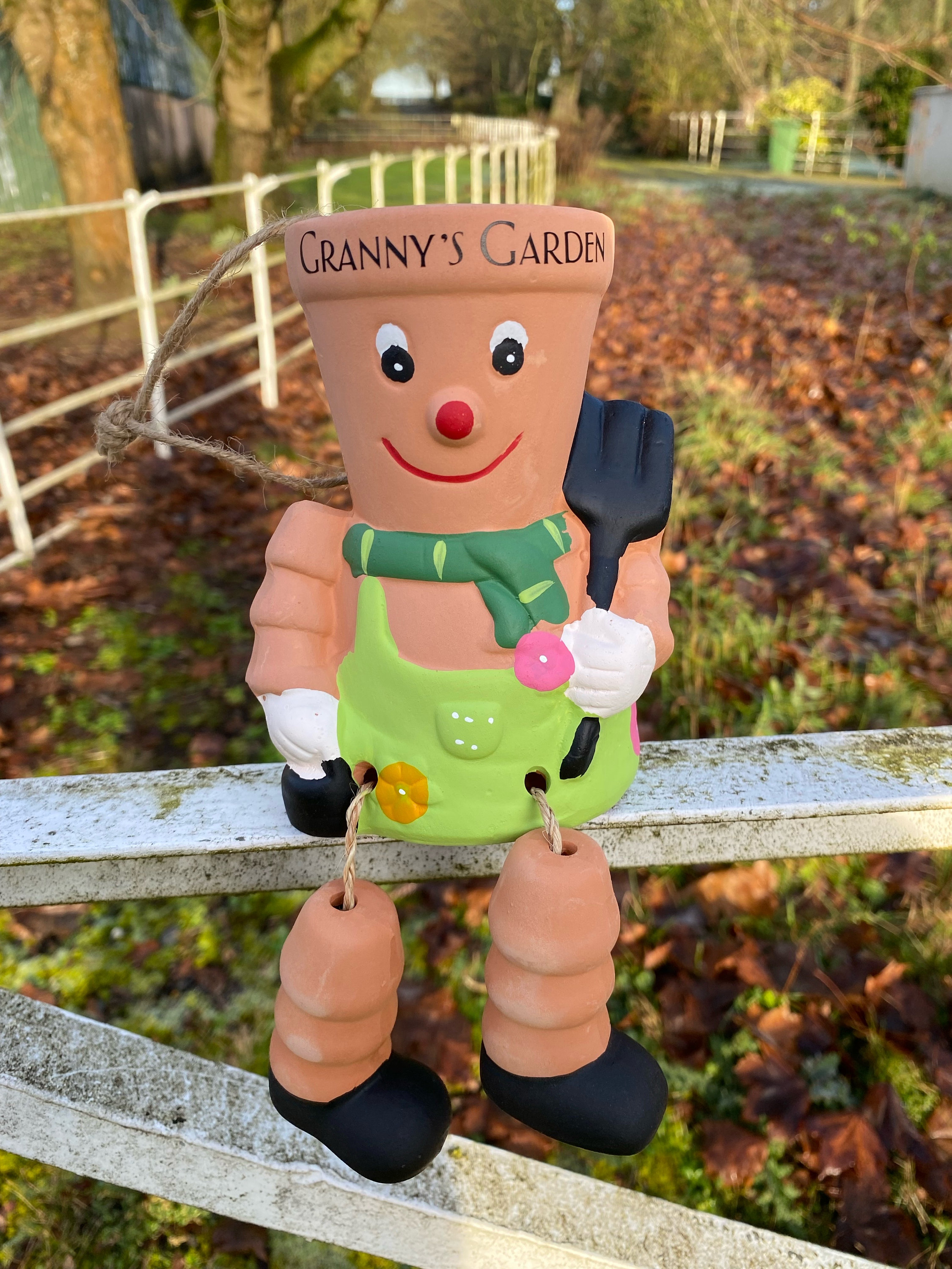 Personalised Plant Pot Lady, Mum’s Garden Gift, Mother&#39;s Day gift idea,gardener gift for mum, garden gift for nan,garden gift for lady, her