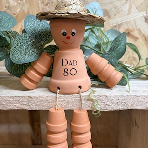 Milestone Birthday Gift Men Garden Decor gift idea dad unique plant grandad keepsake 30, 40, 50, 60, 70, 80, 90, 100 image 10