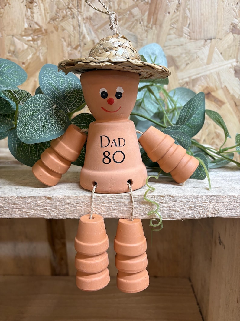 Milestone Birthday Gift Men Garden Decor gift idea dad unique plant grandad keepsake 30, 40, 50, 60, 70, 80, 90, 100 image 10