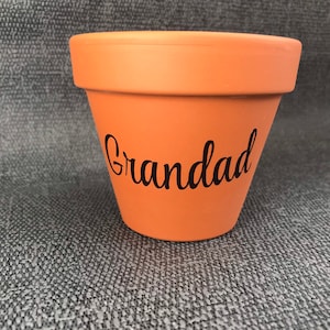 Grandad Plant Pot, Grandad Christmas Present, Grandad Garden Gift, Unique Present For Grandad Birthday, Fathers Day Gift