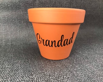 Grandad Plant Pot, Grandad Christmas Present, Grandad Garden Gift, Unique Present For Grandad Birthday, Fathers Day Gift