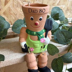 Milestone Birthday Gift Men Garden Decor gift idea dad unique plant grandad keepsake 30, 40, 50, 60, 70, 80, 90, 100 image 6