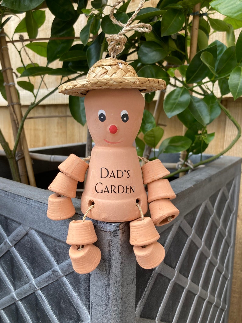 Dad's Garden Pot Man Gift