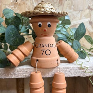 Milestone Birthday Gift Men Garden Decor gift idea dad unique plant grandad keepsake 30, 40, 50, 60, 70, 80, 90, 100 image 12