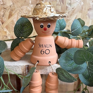 Milestone Birthday Gift Men Garden Decor gift idea dad unique plant grandad keepsake 30, 40, 50, 60, 70, 80, 90, 100 image 5