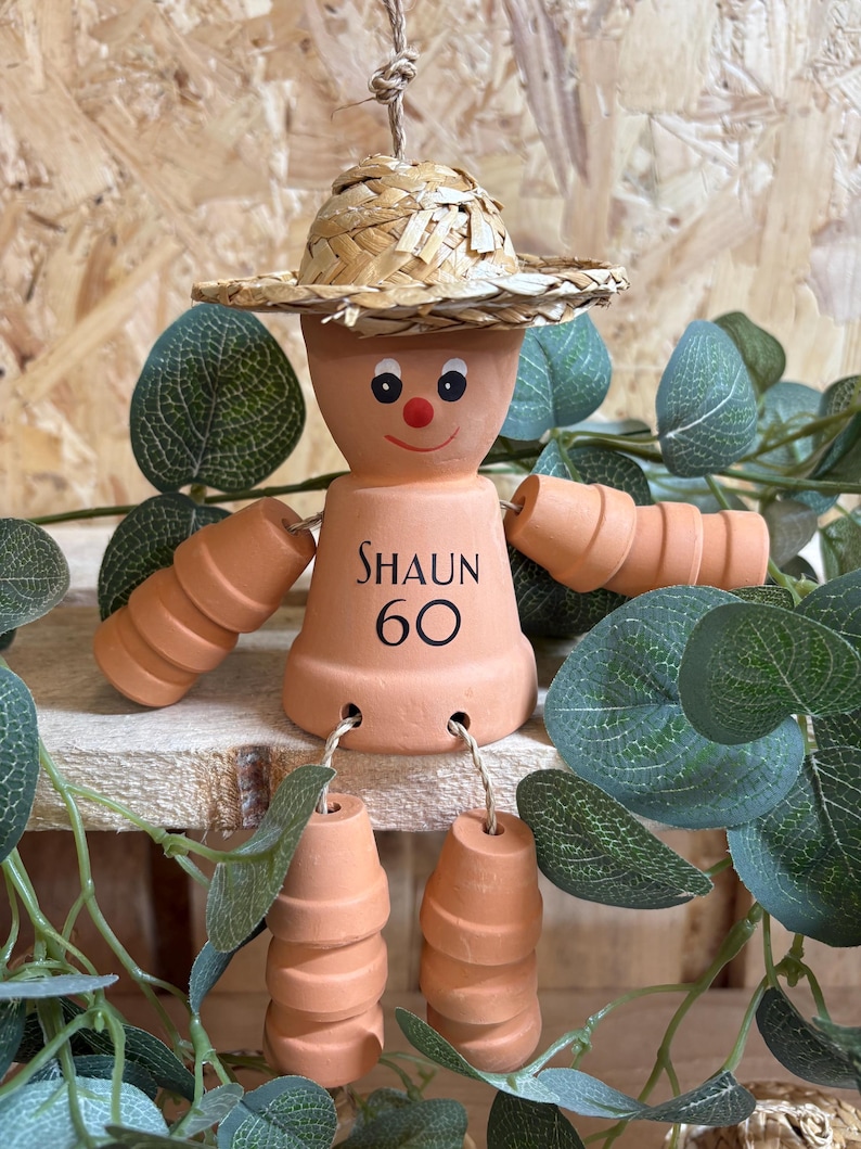Milestone Birthday Gift Men Garden Decor gift idea dad unique plant grandad keepsake 30, 40, 50, 60, 70, 80, 90, 100 image 5