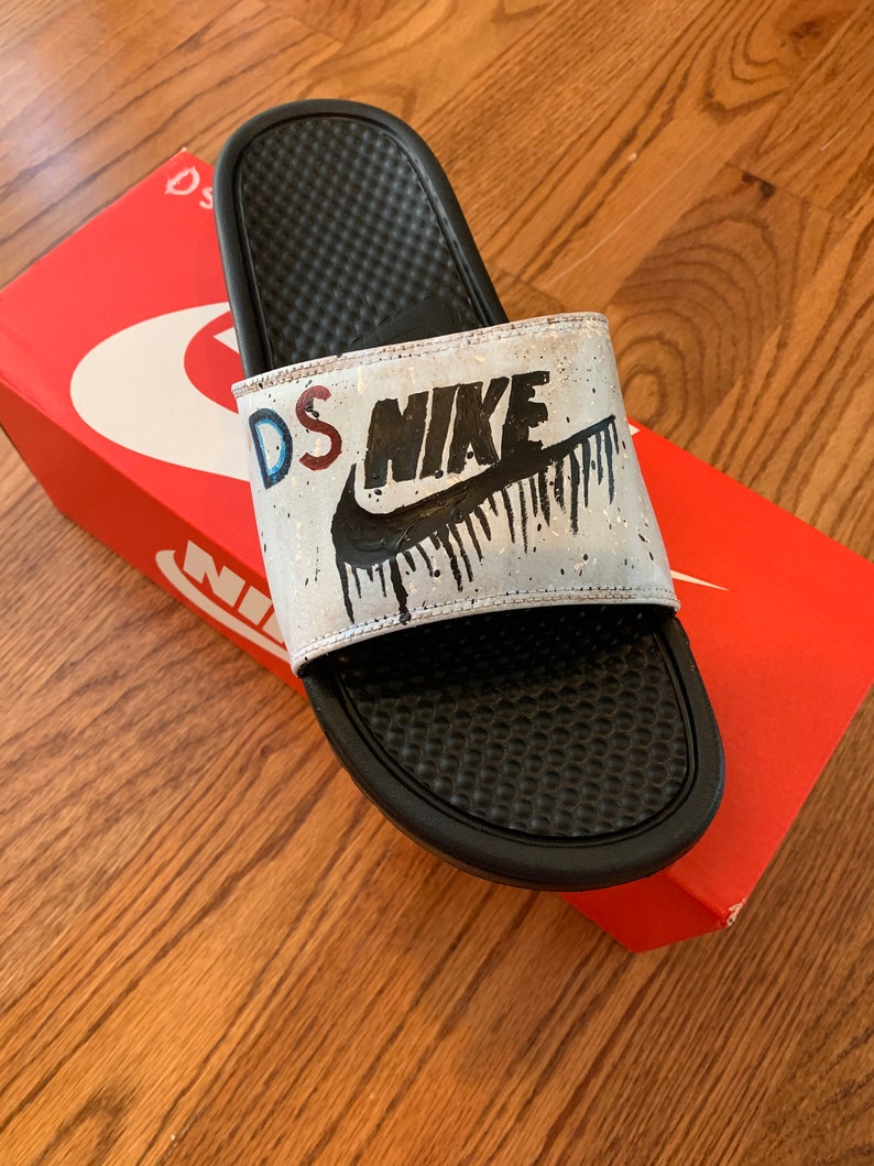 Nike drip color changing slides | Etsy