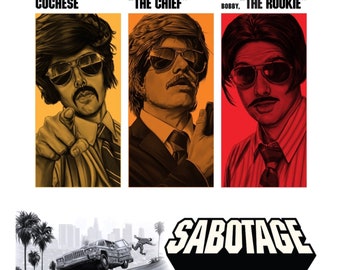 Beastie Boys Sabotage Print Limited Edition of 30 - Etsy