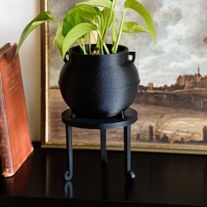 Potions Class Cauldron Planter With Drip Tray | 3D Printed