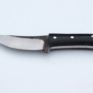 Handmade Gift for Him & Her Unique Gift Anniversary Gift Organization Black \ White Hunting Knife Halloween Gift Tag Camping Knife gift