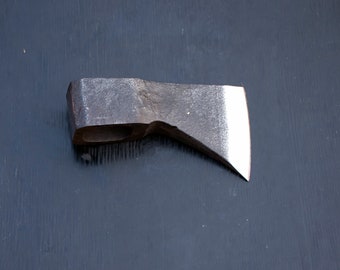 Hand Forged Bearded Axe: 5160 Spring Steel Viking Tomahawk with Sheath